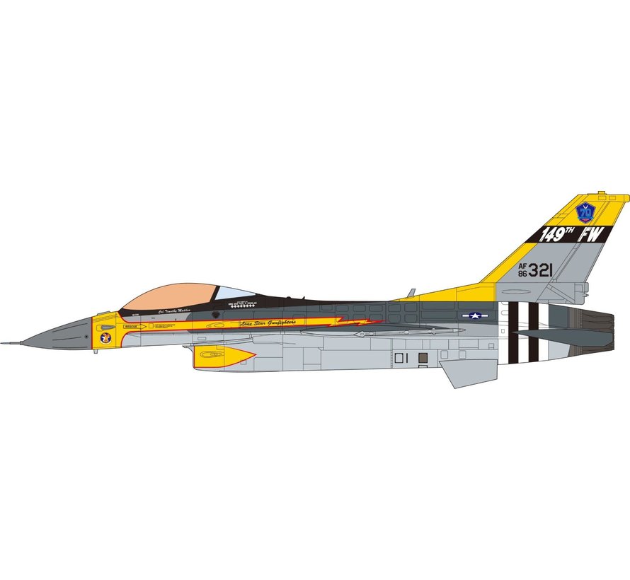 F16C Fighting Falcon 149th FW Texas ANG 70th Ann. 1:72