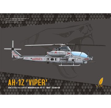 Dream Model Bell AH-1Z 'Viper' USMC Attack Helicopter 1:72