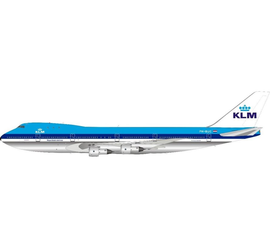 B747-200B KLM Royal Dutch Airlines Amazone PH-BUC 1:200 polished