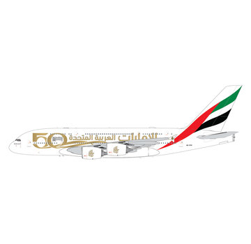 Gemini Jets A380-800 Emirates UAE 50th Anniversary A6-EVG 1:200