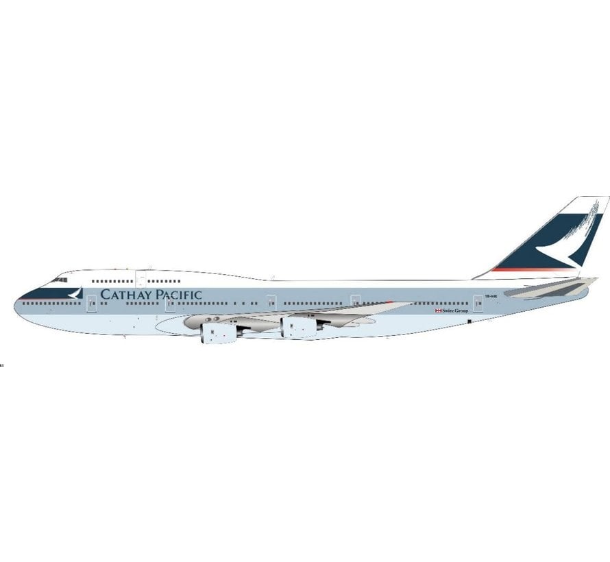 B747-300 Cathay Pacific old livery VR-HIK 1:200 with stand