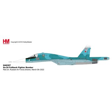 Hobby Master Su34 Russian Air Force RED24 Ukraine March 2022 1:72 +preorder+
