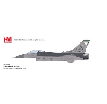Hobby Master F16CG Fighting Falcon 555FS AV BossBird OIF 2004 1:72 +Preorder+