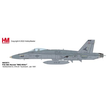 Hobby Master FA18C Hornet VFA81 Sunliners MiG Killer AA-410 ODS 1:72 +preorder+
