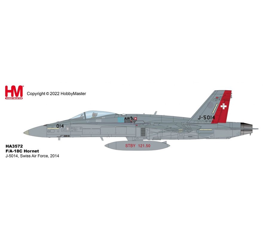 FA18C Hornet Swiss Air Force J-5014 1:72 +preorder+