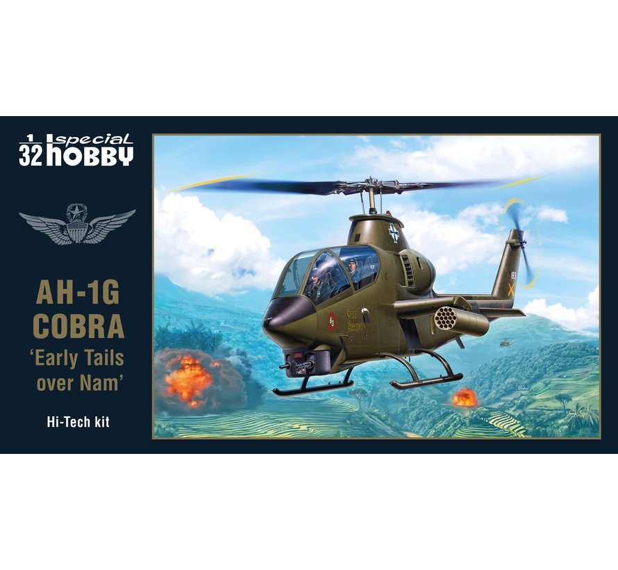 Bell AH-1G Cobra 'Early Tails over Vietnam 1:32 Hi-Tech