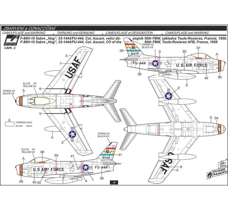 F86H Sabre Hog 1:72