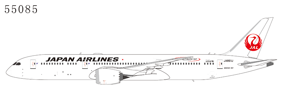 B787-9 Dreamliner JAL SKY SUITE 787 JA861J 1:400 - avworld.ca