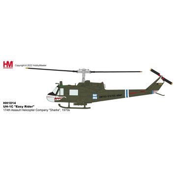 Hobby Master UH1C Easy Rider 174th AH Co. Sharks US Army 1:72 with stand