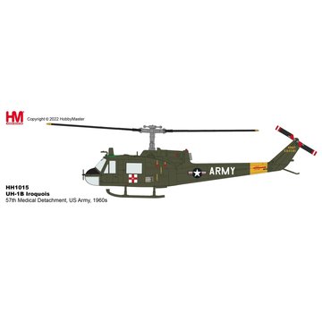 Hobby Master UH1B Iroquois 57th Medical Det.US Army 1:72 with stand