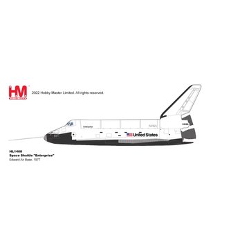 Hobby Master Space Shuttle Enterprise Edward Air Base 1977 1:200 with stand