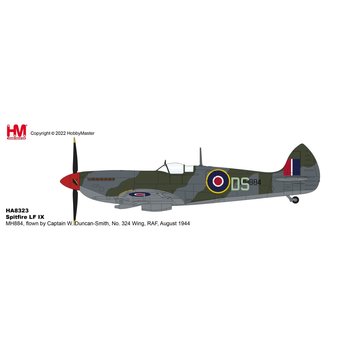 Hobby Master Spitfire LFIX No.324 Wing RAF DS Capt.W. Duncan-Smith 1:48 with stand