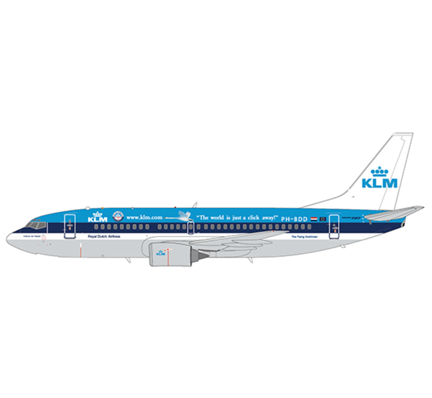 B737-300 KLM World Is Just a Click Away PH-BDD 1:200