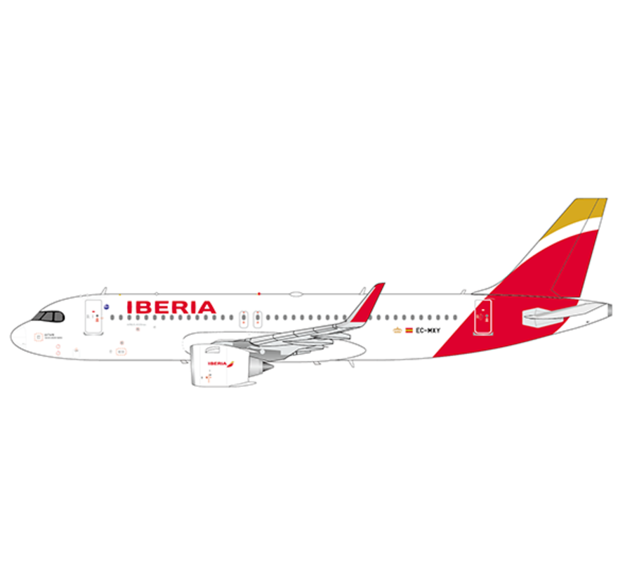A320neo Iberia 2013 livery EC-MXY 1:200 +preorder+