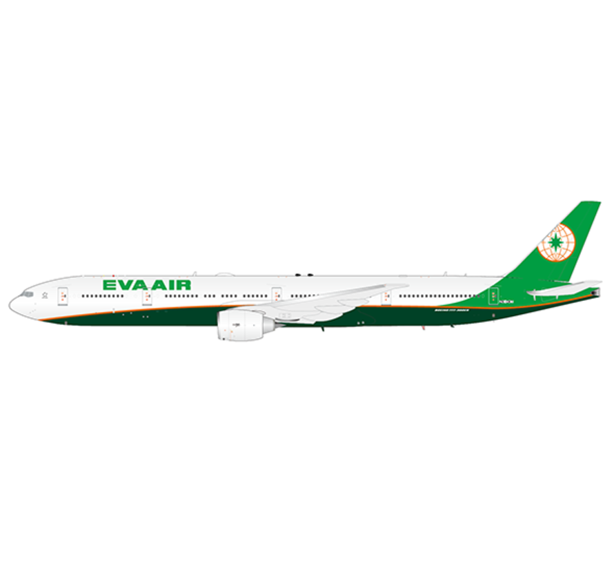 B777-300ER EVA Air ZK-OKT 1:200 (open engines) flaps +preorder+