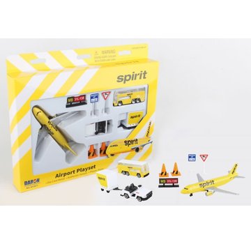 Daron WWT Spirit Airlines A320 2014 Yellow livery Playset