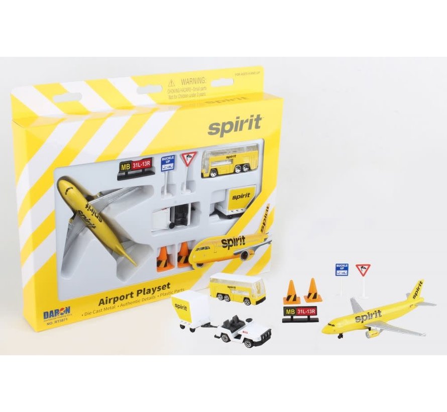 Spirit Airlines A320 2014 Yellow livery Playset