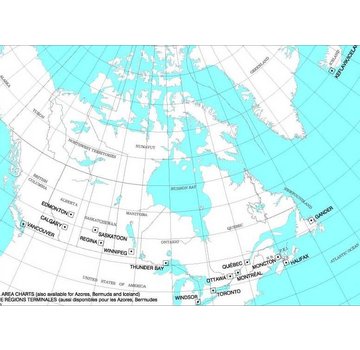 Nav Canada T 1/2 Terminal Area Chart - June 12 2025 until August 7th 2025