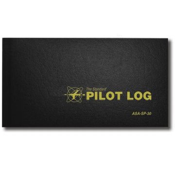 ASA - Aviation Supplies & Academics Logbook Standard Pilot Black
