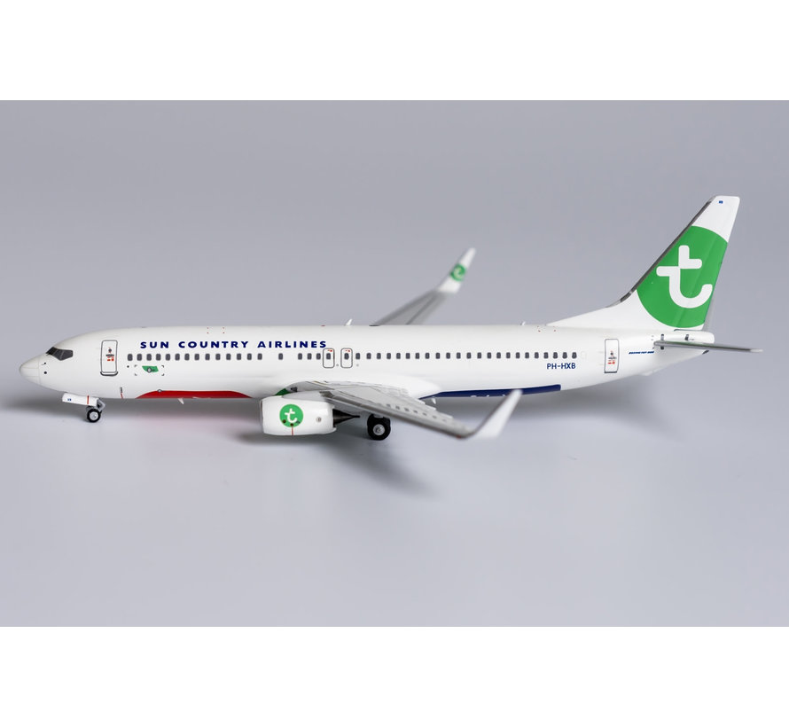 B737-800W Transavia Airlines Sun Country Airlines hybrid PH-HXB 1:400