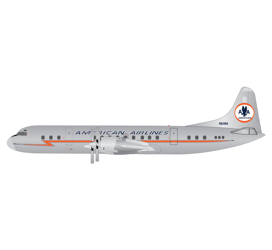 L188A Electra American Astrojet N6118A 1:400 polished