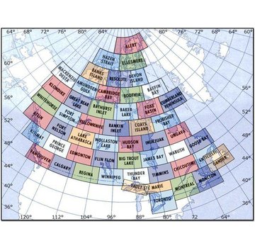 Nav Canada VNC Navigation Charts 1:500 000