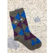 Argyle Socks Gray