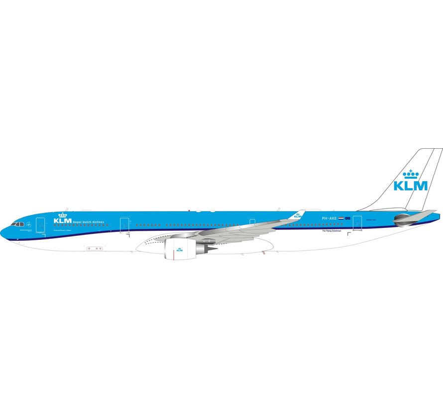 A330-300 KLM PH-AKE 2014 livery 1:200 with stand