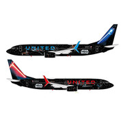JC Wings B737-800S United Star Wars N36272 1:200 with stand +Preorder+