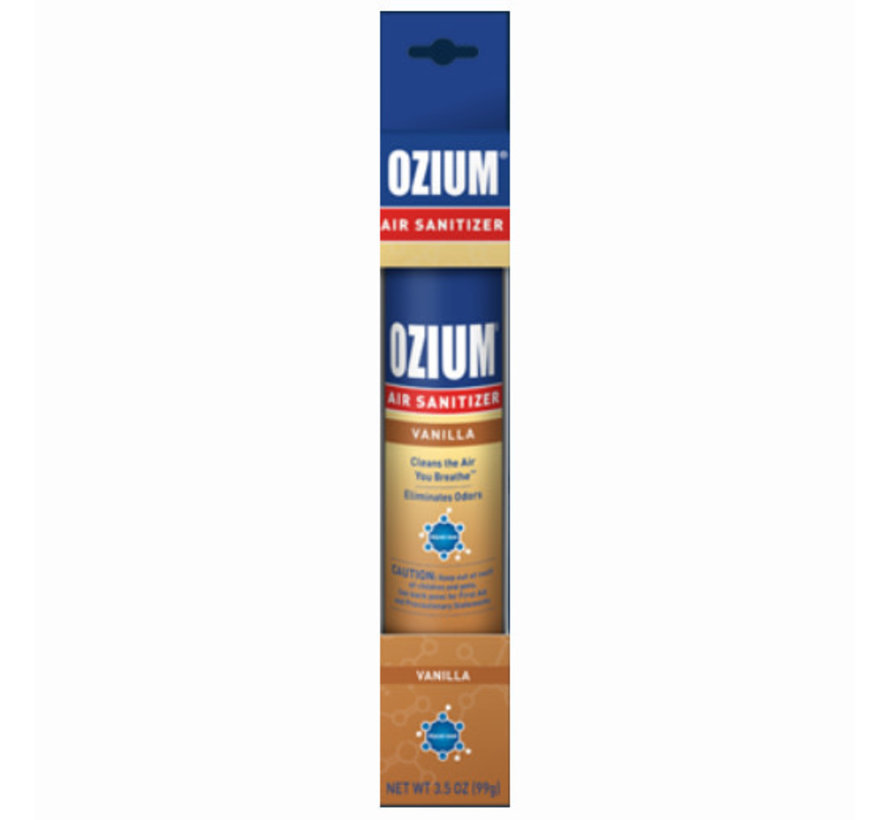 Ozium Air Sanitizer Freshener Vanilla Scent 3.5 Oz - Pickup Only