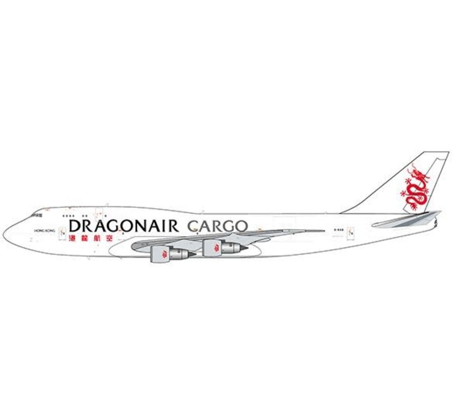 B747-300(SF) Dragonair Cargo 20th Anniversary B-KAB 1:200