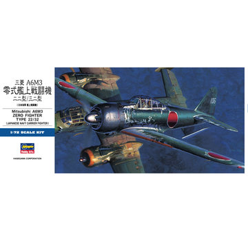 Hasegawa A6M3 Zero fighter Type 22/32 1:72 [D26]
