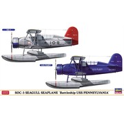 Hasegawa SOC-3 Seagull Seaplane "Battleship USS Pennsylvania" 1:72