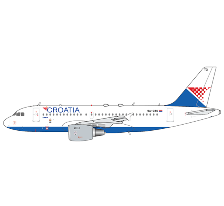 A319 Croatia Airlines 9A-CTG 1:400