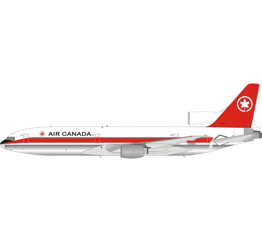 L1011-100 Air Canada delivery black nose N315EA 1:200 polished