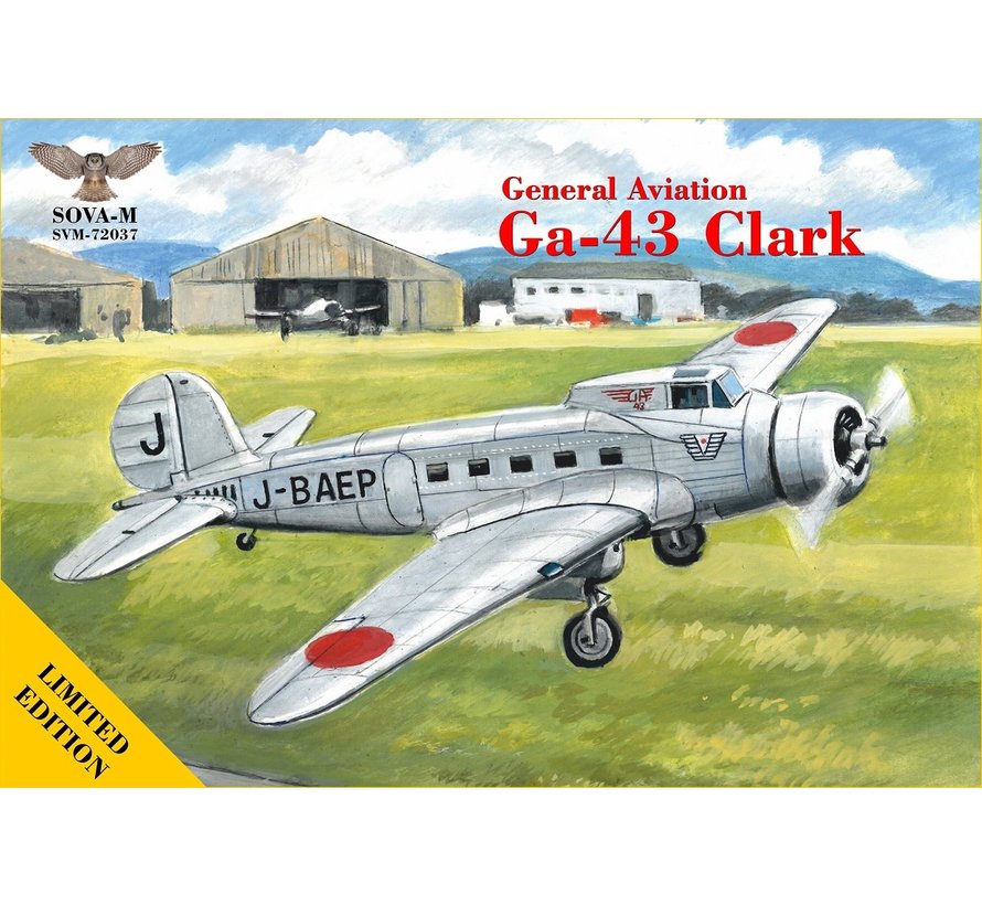 SOVA-M General Aviation GA-43 'Clark' Airliner-Japanese/Manchukuo 1:72