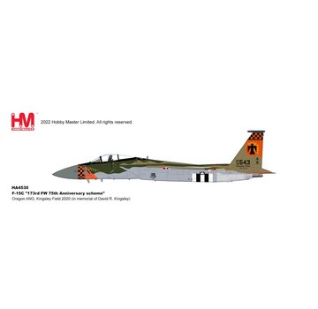 Hobby Master F15C Eagle 173 FW Oregon ANG 75th Ann. Sandman D-Day 1:72 +Preorder+