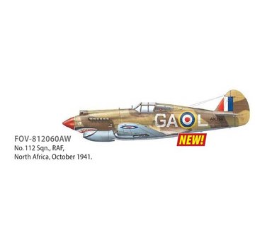 Forces of Valor P40B Tomahawk 1B 112 Sqn. RAF GA-L North Africa 1941 1:72