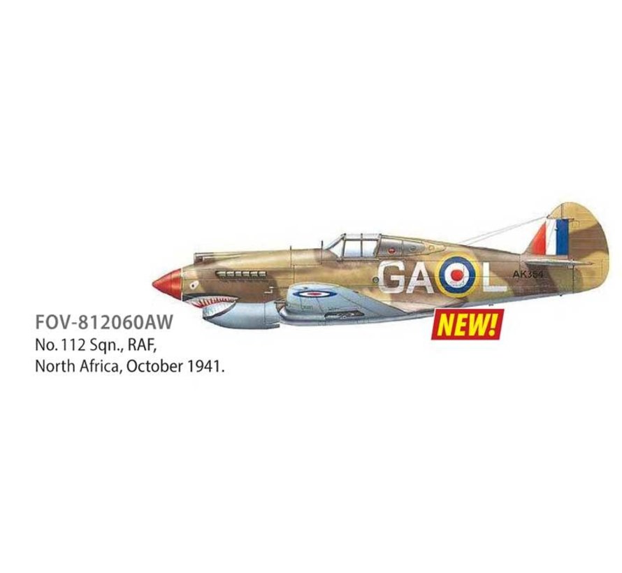 P40B Tomahawk 1B 112 Sqn. RAF GA-L North Africa 1941 1:72