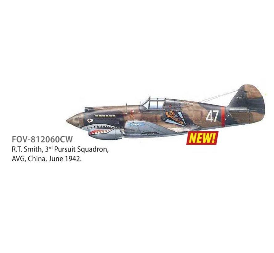 P40B Tomahawk 3rd PS AVG WHITE47 R.T. Smith 1942 1:72
