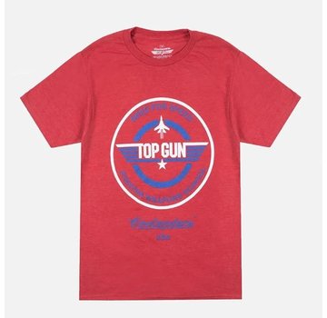 Sporty's Top Gun Crest T-Shirt Red