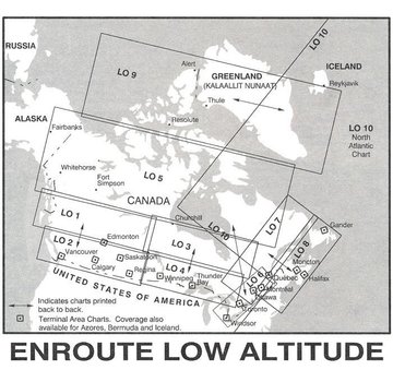 Nav Canada Enroute Low Altitude IFR Chart - June 12 2025 until August 7th 2025