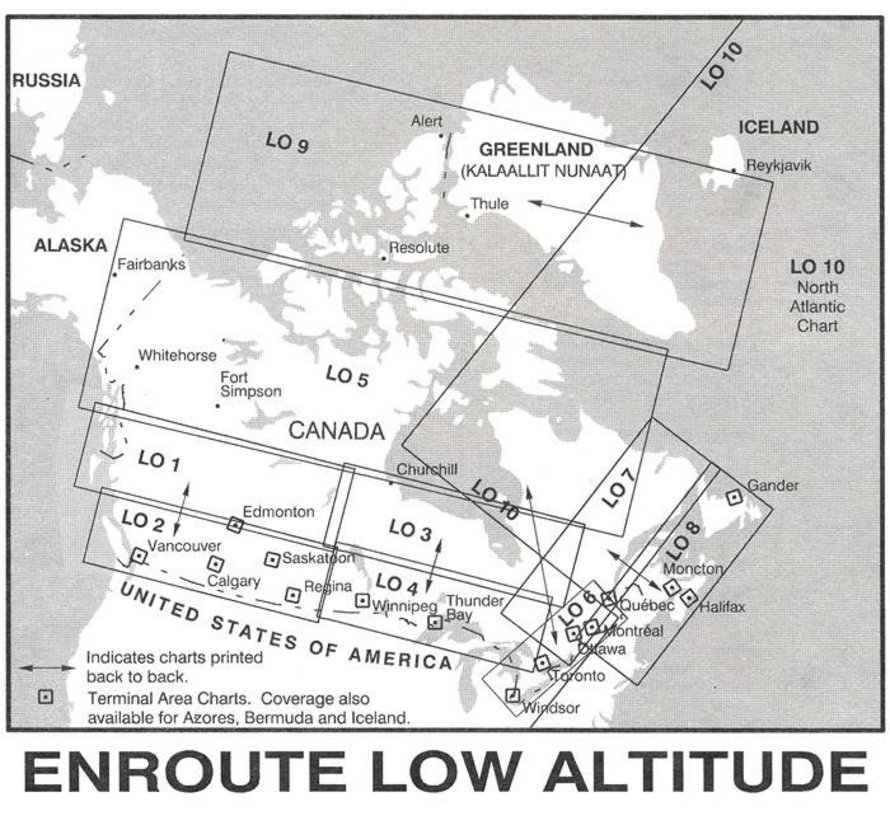Enroute Low Altitude IFR Chart - June 12 2025 until August 7th 2025