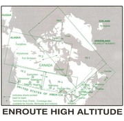 Nav Canada Enroute High Altitude IFR Chart -  March 21st 2024 until May 16th 2024