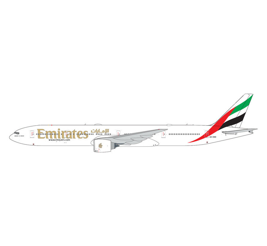 B777-300ER Emirates A6-END no Expo marking 1:400