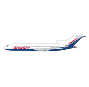 Gemini Jets B727-200 Braniff II Reebok livery navy N460BN 1:200 with stand