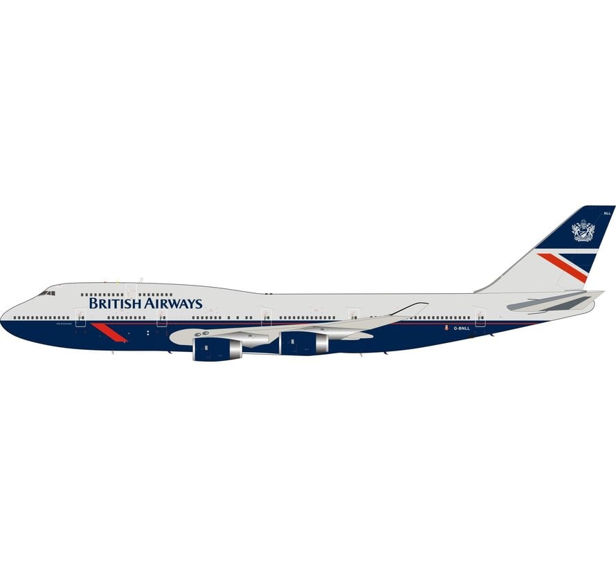 B747-400 British Airways Landor livery G-BNLL 1:200 w/coin / stand