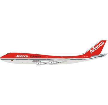 InFlight B747-100 Avianca old livery HK-2000 1:200 with stand