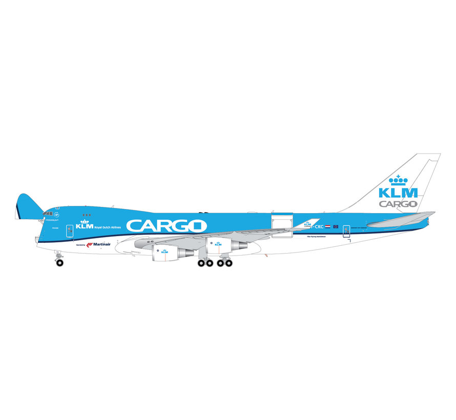 B747-400ERF KLM Cargo OPB Martinair PH-CKC 1:200