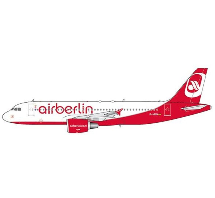 A320 Air Berlin Last Flight D-ABNW 1:400